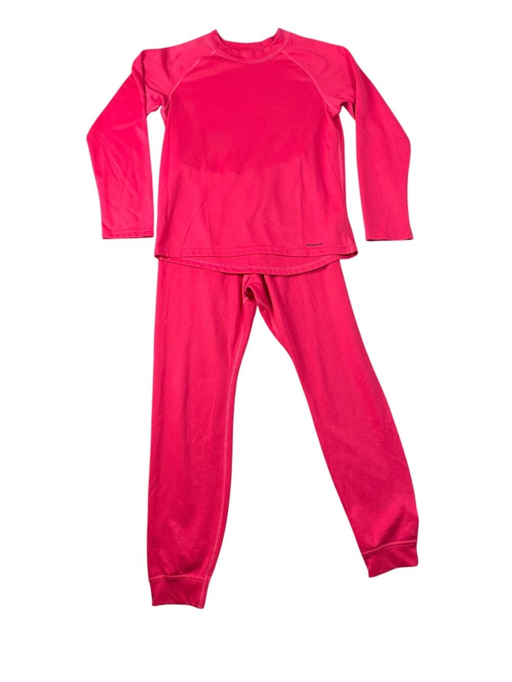 Patagonia Youth Girls Pink Size 12 Capilene Baselayer 2 Piece Set  Shirt & Pants